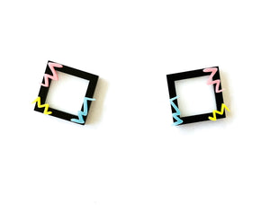 Mini TV Earrings