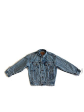 Load image into Gallery viewer, Medium Wash 3/4 Sleeve Denim Jacket