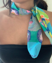 Load image into Gallery viewer, Psychedelic Pastel Scarf Headband