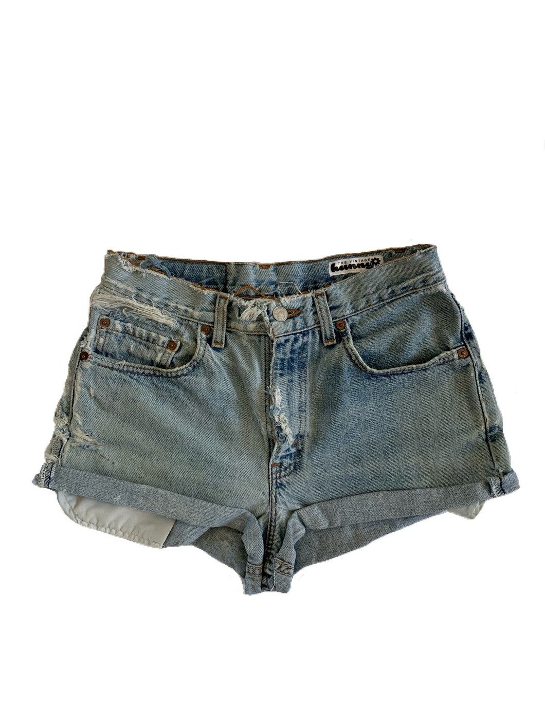 Super Destroyed Denim Shorts