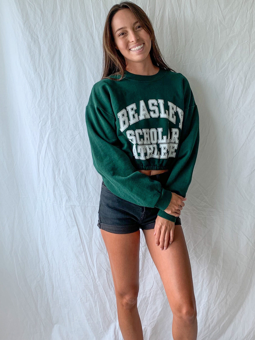 Vintage Cropped Sweatshirt