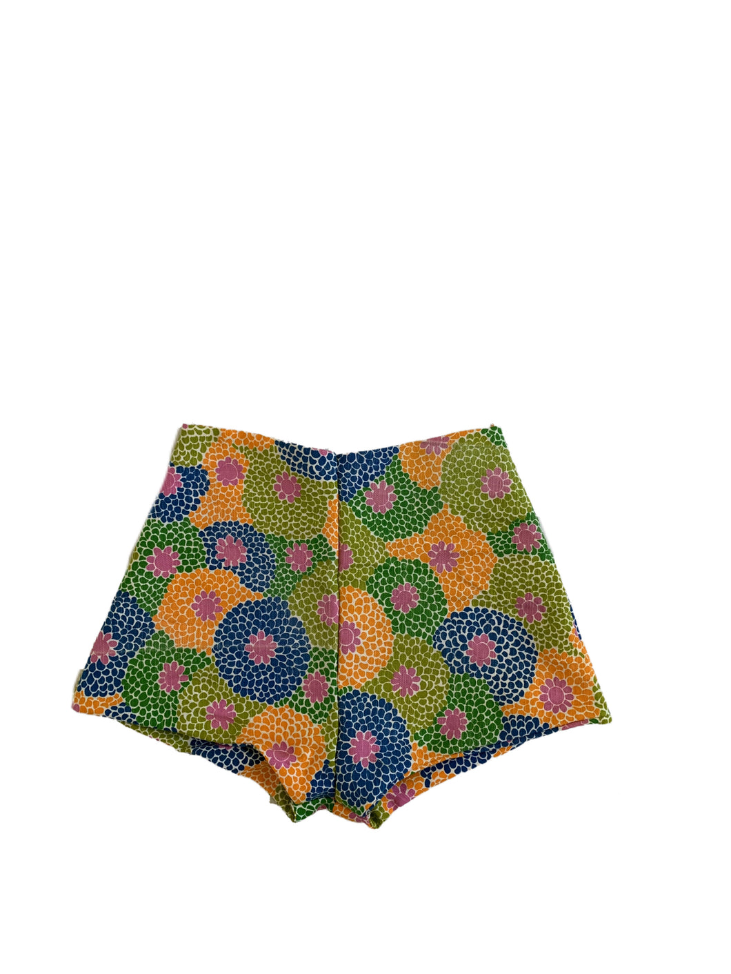 Vintage Dandelion Print Shorts
