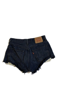 Navy Denim Shorts