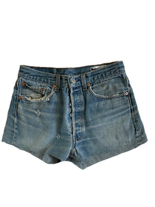 Medium Wash Denim Shorts