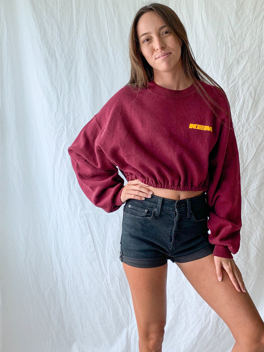 Vintage Cropped Sweatshirt