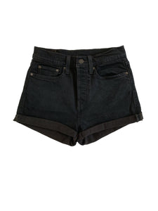 True Black Wash Shorts