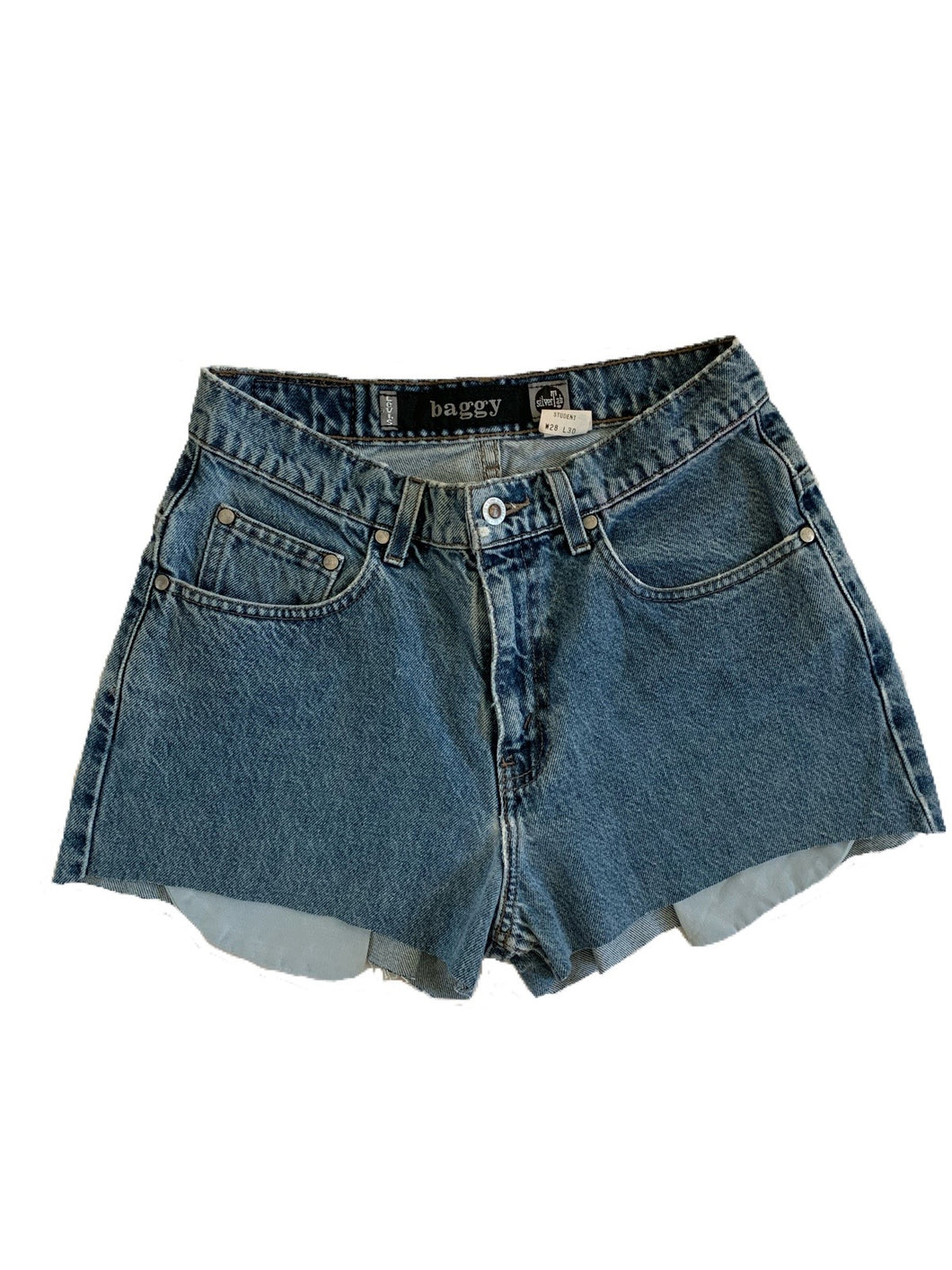 Ultra High Rise Denim Shorts