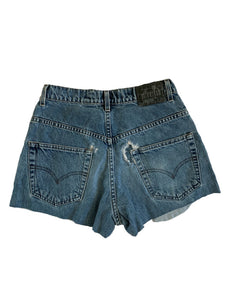 Ultra High Rise Denim Shorts