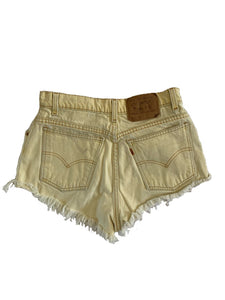 Sunshine Yellow Denim Shorts